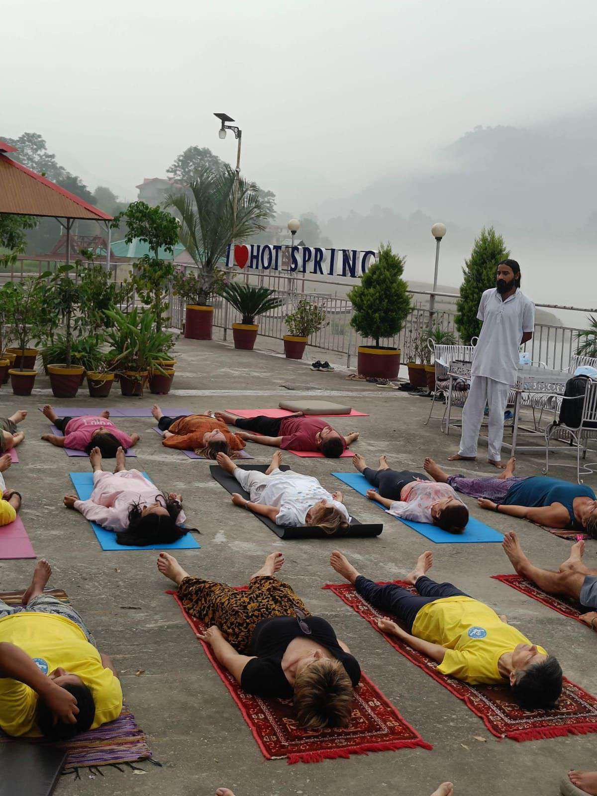 International Guests at Sandhya Hot Spring Health Care
