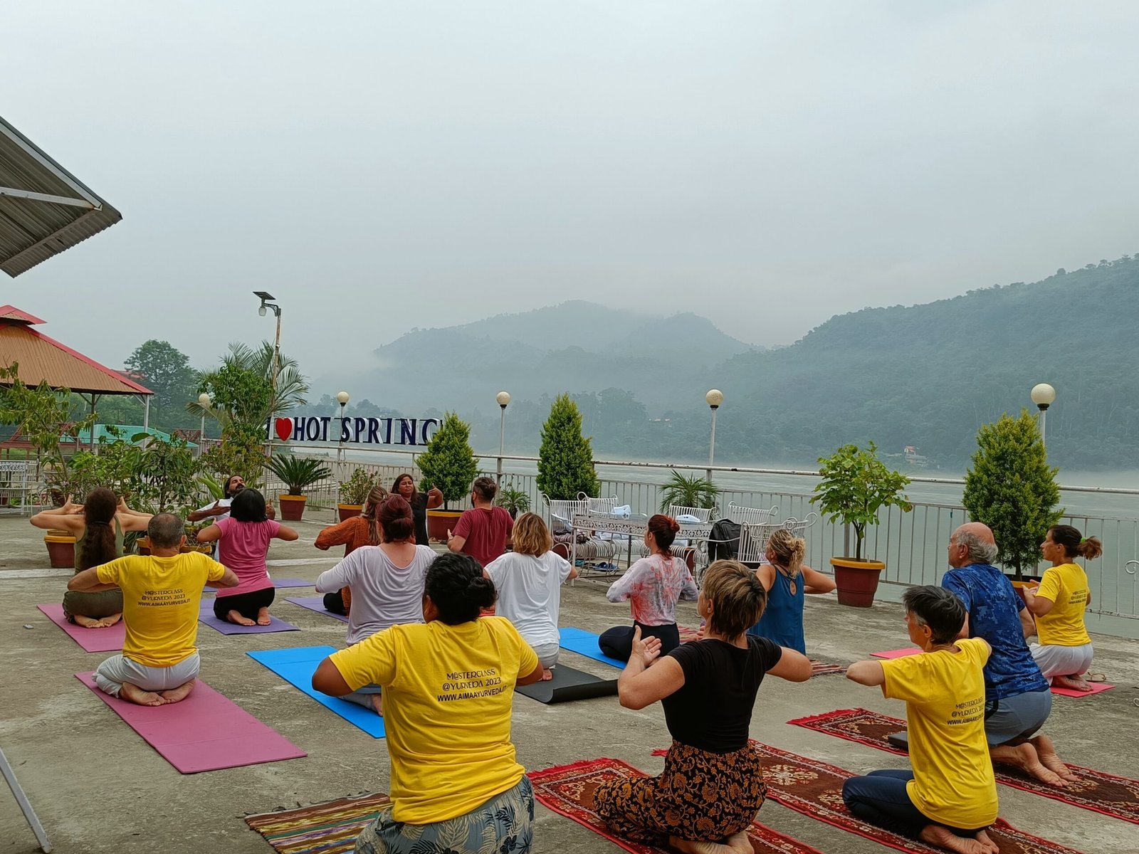 International Guests at Sandhya Hot Spring Health Care