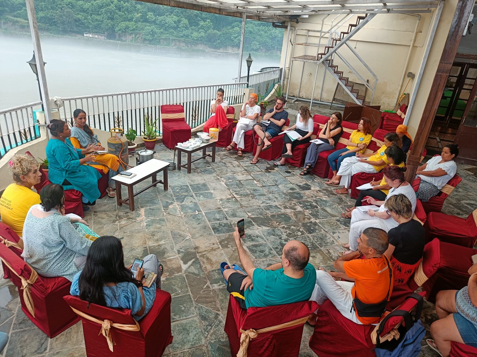 International Guests at Sandhya Hot Spring Health Care