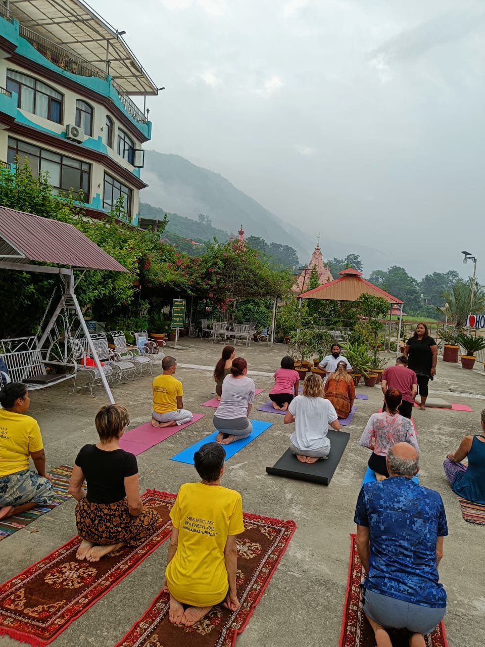 International Guests at Sandhya Hot Spring Health Care